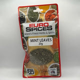Euro Spices mint leaves 20g zip lock bag