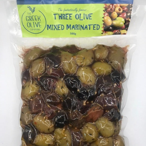 Three Olive Marinated Mixed Olives