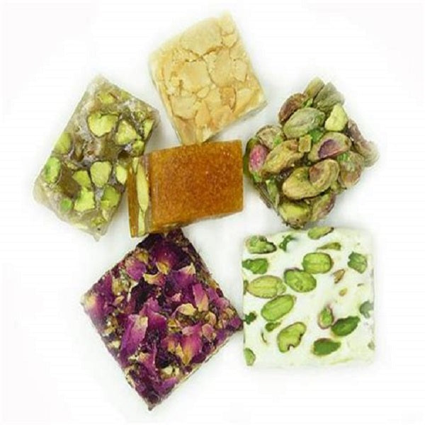 Assorted Arabic Nougat Malban pistachios