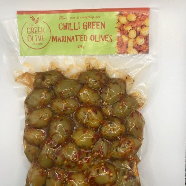 Marinated Chilli Green Olives